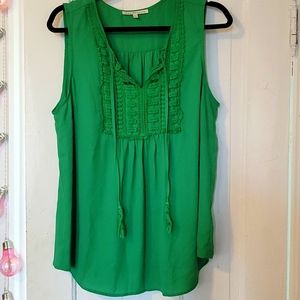 Sleeveless blouse